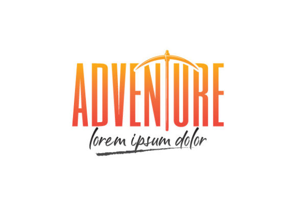 Download Adventure Logotype with the Ax - Type Collection