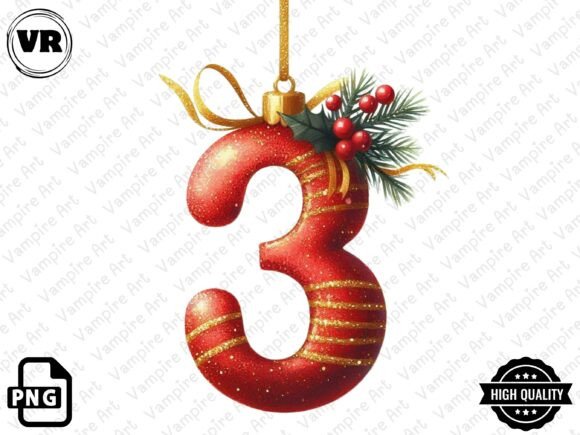 Download Holiday Typeface and Number Clipart PNG - Type Collection