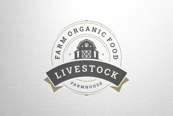 Download Farmhouse Retro Round Logotype - Type Collection