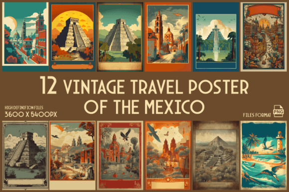 Download Vintage Travel Posters of Mexico - Posters Collection