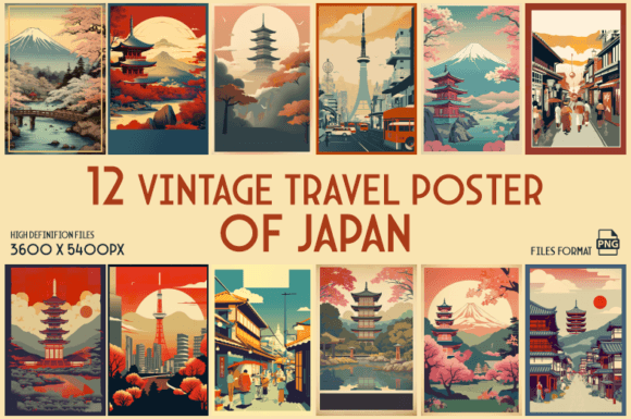 Download Vintage Travel Posters of Japan - Posters Collection
