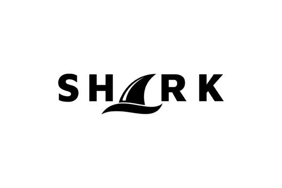 Download Shark Letter, Fish Fin Logotype Vector - Type Collection
