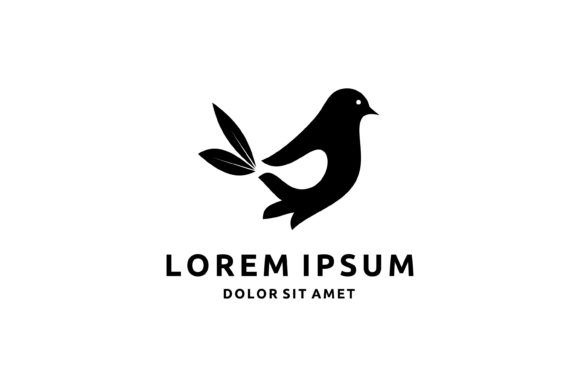Download Hand Wings Logotype, Fingers Dove Symbol - Type Collection